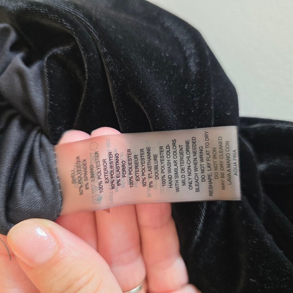 Vince Camuto Velvet Draped Neck Jumpsuit Wide Leg Full Length Black - Picture 10 of 13